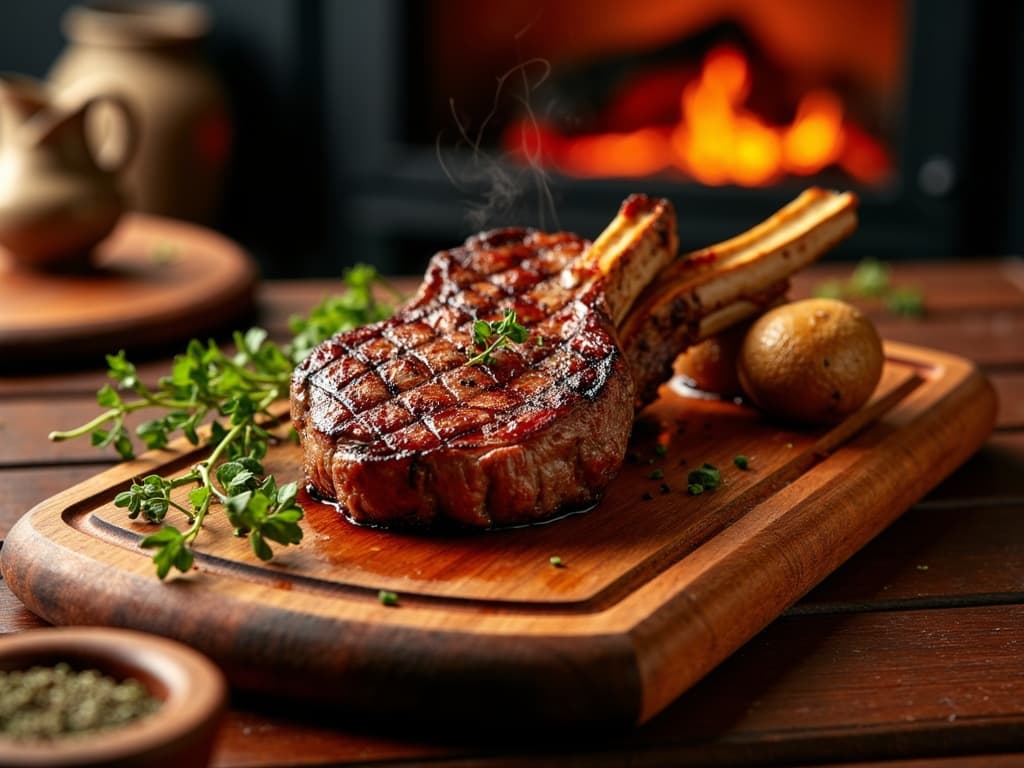 Gegrillte Satay-Spieße mit Erdnuss-Sauce und Ketupat auf Holzkohlegrill