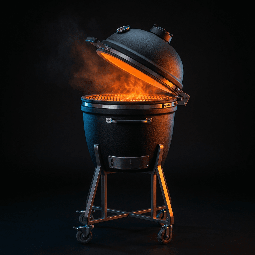Keramik-Kamado-Grill — konstante, langanhaltende Glut für die Minion-Methode
