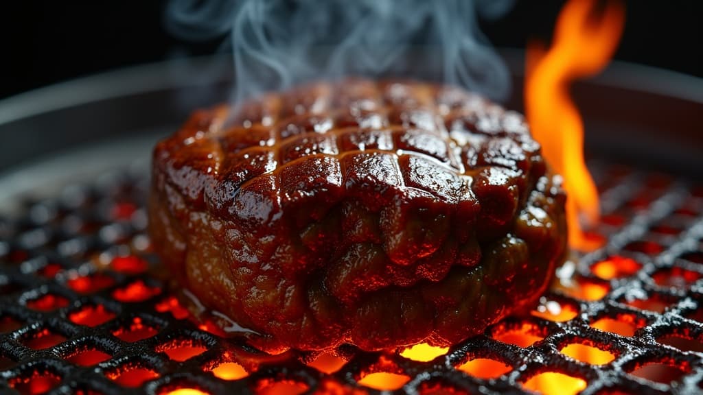 Geschmorte Ochsenbacke im Dutch Oven mit Gemüse und Bratensaft — KI-generiertes Symbolbild