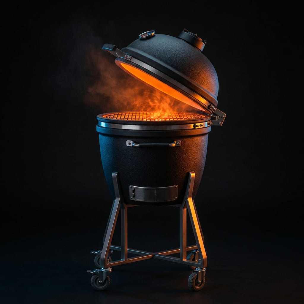 Keramik-Kamado-Grill — konstante, langanhaltende Glut für die Minion-Methode