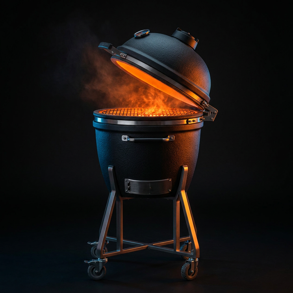 Keramik-Kamado-Grill — konstante, langanhaltende Glut für die Minion-Methode